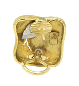SeidenGang Diamond 18 Karat Gold Platinum Pegasus Odyssey Collection Earrings - Wilson's Estate Jewelry