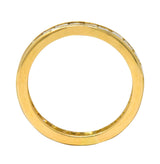 Sleek Oscar Heyman Contemporary 1.35 CTW Square Step Cut Diamond 18 Karat Gold Eternity Band - Wilson's Estate Jewelry