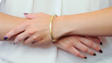 Sloan & Co. Edwardian 14 Karat Gold Bangle Bracelet - Wilson's Estate Jewelry
