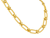 Substantial Contemporary 14 Karat Gold Necklace With Extender - Wilson's Estate Jewelry
