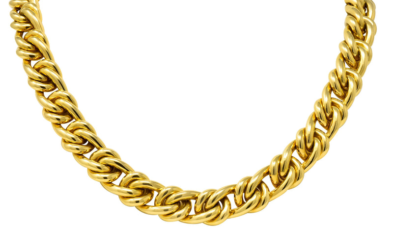 Tiffany 18 karat gold deals necklace