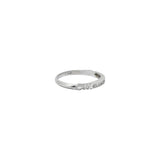Sweet Art Deco 0.15 CTW Diamond Platinum Band Ring Wilson's Estate Jewelry