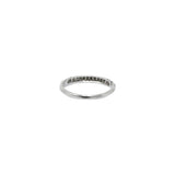 Sweet Art Deco 0.15 CTW Diamond Platinum Band Ring Wilson's Estate Jewelry