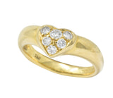 Tiffany & Co. 0.25 CTW Diamond And 18 Karat Gold Heart Ring Wilson's Estate Jewelry