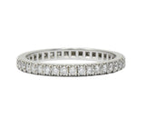 Tiffany & Co. 0.40 CTW Diamond Platinum Eternity Band Ring Wilson's Estate Jewelry