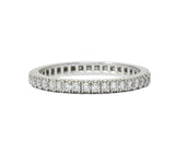 Tiffany & Co. 0.40 CTW Diamond Platinum Eternity Band Ring Wilson's Estate Jewelry