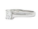 Tiffany & Co. 0.59 CTW Lucida Diamond Platinum Engagement Ring GIA Circa 2002 Wilson's Estate Jewelry