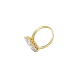 Tiffany & Co. 1.40 CTW Victorian Diamond & 18K Yellow Gold Navette Ring Wilson's Estate Jewelry
