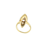 Tiffany & Co. 1.40 CTW Victorian Diamond & 18K Yellow Gold Navette Ring Wilson's Estate Jewelry