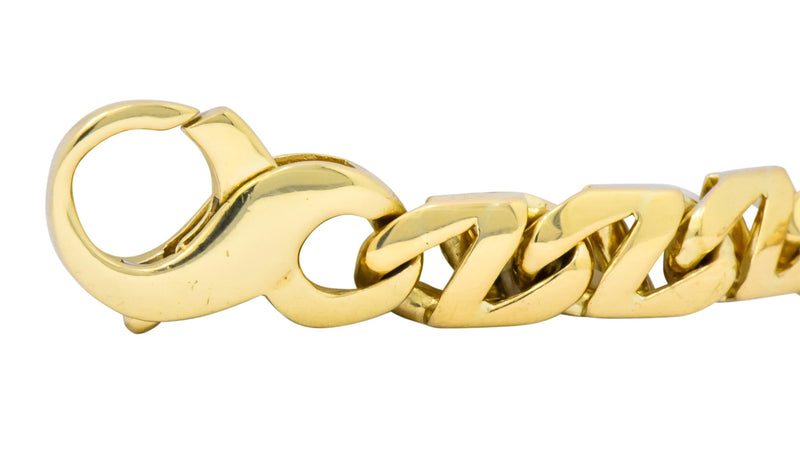 Tiffany & Co. 18 Karat Gold Italian Mariner Unisex Link Bracelet - Wilson's Estate Jewelry