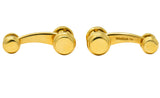 Tiffany & Co. 18 Karat Yellow Gold Atlas Cufflinks Circa 1990's - Wilson's Estate Jewelry