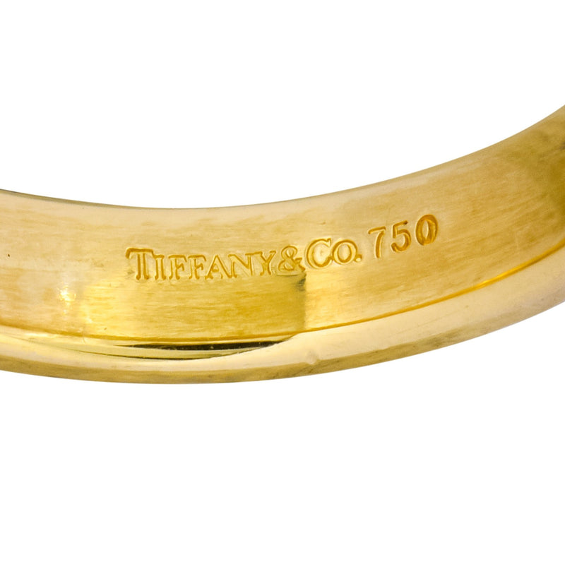 Tiffany & Co. 18 Karat Yellow Gold Contemporary Wedding Band Ring - Wilson's Estate Jewelry