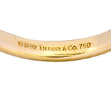 Tiffany & Co. 1999 Modern 18 Karat Gold Wedding Unisex Band Ring - Wilson's Estate Jewelry