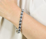 Tiffany & Co. 32.42 CTW Aquamarine Diamond Platinum Bracelet Wilson's Antique & Estate Jewelry
