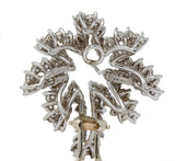 Tiffany & Co. 4.62 CTW Diamond Platinum 18 Karat White Gold Firework Earrings - Wilson's Estate Jewelry