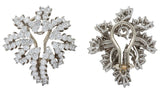 Tiffany & Co. 4.62 CTW Diamond Platinum 18 Karat White Gold Firework Earrings - Wilson's Estate Jewelry