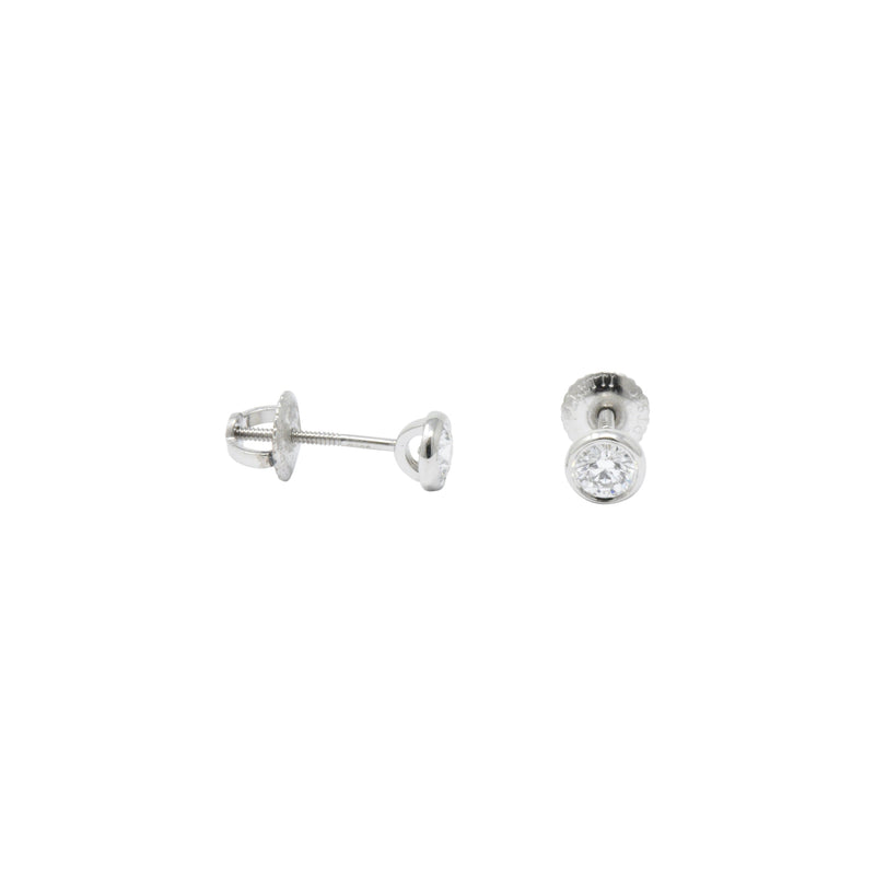 Tiffany & Co. .46CTW Diamond & Platinum Stud Earrings, Elsa Peretti Wilson's Estate Jewelry