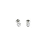 Tiffany & Co. .46CTW Diamond & Platinum Stud Earrings, Elsa Peretti Wilson's Estate Jewelry