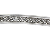 Tiffany & Co. 5.00 CTW Round Brilliant Diamond Platinum Bangle Bracelet - Wilson's Estate Jewelry