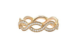 Tiffany & Co. .55CTW Diamond & 14K Rose Gold Eternity Band Ring Wilson's Estate Jewelry