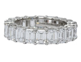 Tiffany & Co. 7.50 CTW Diamond Platinum Eternity Band Ring - Wilson's Estate Jewelry
