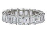 Tiffany & Co. 7.50 CTW Diamond Platinum Eternity Band Ring - Wilson's Estate Jewelry
