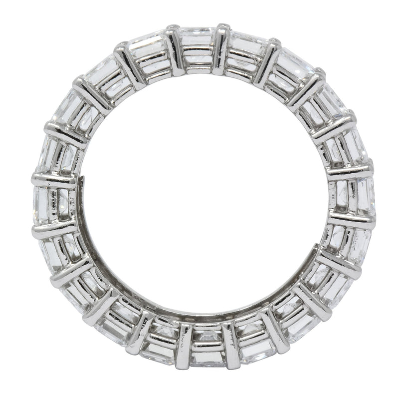 Tiffany & Co. 7.50 CTW Diamond Platinum Eternity Band Ring - Wilson's Estate Jewelry