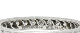 Tiffany & Co. Art Deco 0.64 CTW Diamond And Platinum Eternity Band Wilson's Estate Jewelry