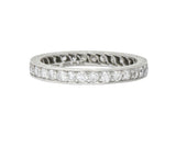 Tiffany & Co. Art Deco 0.64 CTW Diamond And Platinum Eternity Band Wilson's Estate Jewelry
