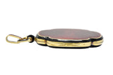 Tiffany & Co. Art Deco 14 Karat Gold Antique Enamel Locket Pendant - Wilson's Estate Jewelry