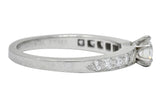 Tiffany & Co. Contemporary 0.48 CTW Diamond Platinum Engagement Ring - Wilson's Estate Jewelry