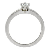 Tiffany & Co. Contemporary 0.48 CTW Diamond Platinum Engagement Ring - Wilson's Estate Jewelry