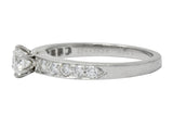 Tiffany & Co. Contemporary 0.48 CTW Diamond Platinum Engagement Ring - Wilson's Estate Jewelry