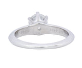 Tiffany & Co. Contemporary 0.81 CTW Diamond Platinum Solitaire Engagement Ring GIA - Wilson's Estate Jewelry