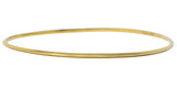 Tiffany & Co. Contemporary 14 Karat Gold Knife Edge Bangle Bracelet Wilson's Antique & Estate Jewelry