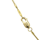 Tiffany & Co. Contemporary 18 Karat Gold Key Pendant Necklace Wilson's Estate Jewelry