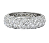 Tiffany & Co. Contemporary 3.00 CTW Diamond Platinum Etoile Eternity Band Ring - Wilson's Estate Jewelry