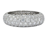Tiffany & Co. Contemporary 3.00 CTW Diamond Platinum Etoile Eternity Band Ring - Wilson's Estate Jewelry