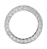 Tiffany & Co. Contemporary 3.00 CTW Diamond Platinum Etoile Eternity Band Ring - Wilson's Estate Jewelry