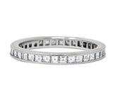 Tiffany & Co. Contemporary British 1.50 CTW Diamond Platinum Eternity Band Ring - Wilson's Estate Jewelry