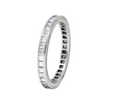 Tiffany & Co. Contemporary British 1.50 CTW Diamond Platinum Eternity Band Ring - Wilson's Estate Jewelry