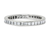 Tiffany & Co. Contemporary British 1.50 CTW Diamond Platinum Eternity Band Ring - Wilson's Estate Jewelry