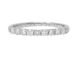 Tiffany & Co. Contemporary Diamond Platinum Band Ring - Wilson's Estate Jewelry