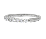 Tiffany & Co. Contemporary Diamond Platinum Band Ring - Wilson's Estate Jewelry