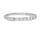 Tiffany & Co. Contemporary Diamond Platinum Band Ring - Wilson's Estate Jewelry