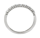 Tiffany & Co. Contemporary Diamond Platinum Band Ring - Wilson's Estate Jewelry