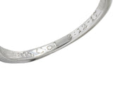Tiffany & Co. Contemporary Diamond Platinum Band Ring - Wilson's Estate Jewelry