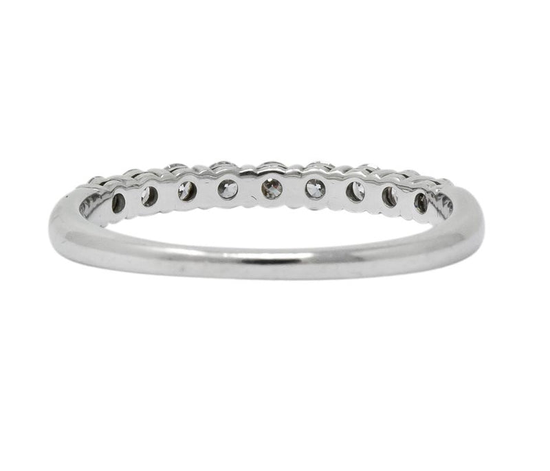 Tiffany & Co. Contemporary Diamond Platinum Band Ring - Wilson's Estate Jewelry