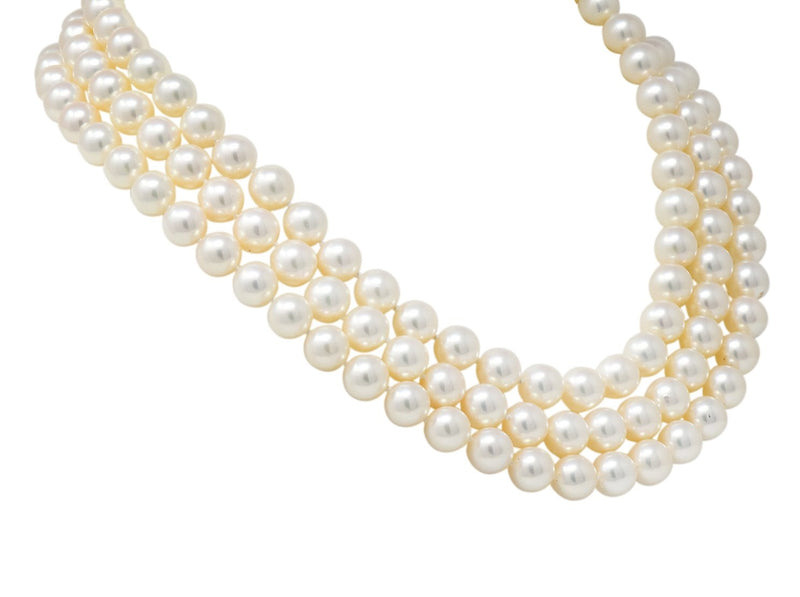 Tiffany & Co Elsa Peretti Pearl & Mesh Necklace 18