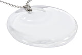 Tiffany & Co. Elsa Peretti Crystal & Platinum Full Moon Necklace Wilson's Estate Jewelry